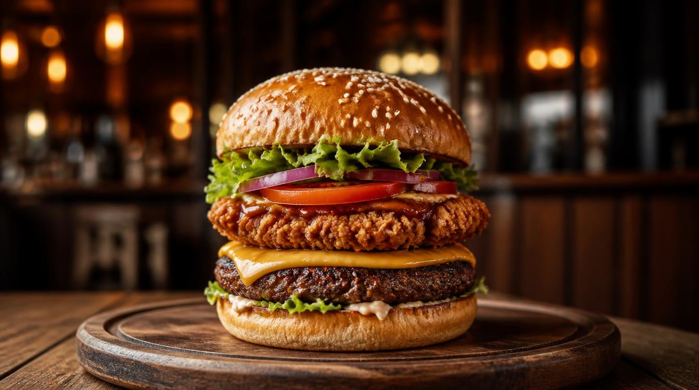 Chicken Beef Burger
